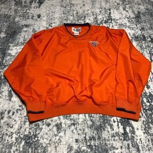 Russell Athletic Syracuse Orange Windshirt Pullover Orange Mens 3XL Vintage NCAA